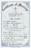 ARTIGUE Calixte and Marie Louise HARGRODER Certificate of Marriage 1880