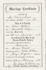 Moise HOLLIER and Bernadette ARTIGUE Certificate of Marriage